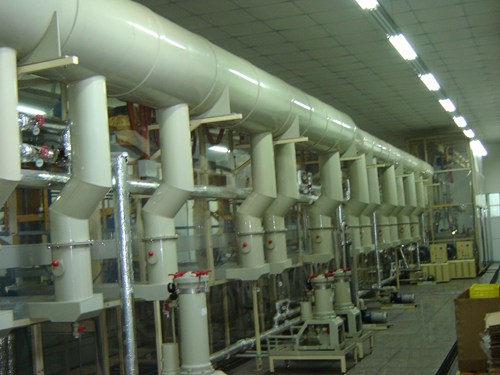 龙门生产线抽气系统